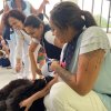 Cães da Guarda Municipal de Santos visitam a Santa Casa